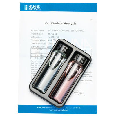 Hanna Instruments HI761-11 / 761-11 | Total Chlorine Ultra Low Range Checker HC Calibration Check Set | Aquarium Testing