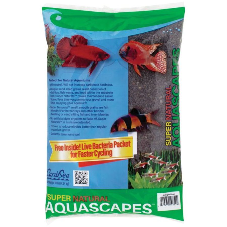 CaribSea Super Naturals Midnight River dark freshwater aquarium gravel
